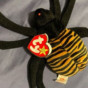 Vintage TY Beanie Baby Spider Plush